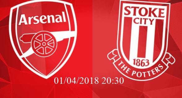 Tỷ lệ cược Arsenal vs Stoke City hôm nay vòng 32 Ngoại Hạng Anh. 1