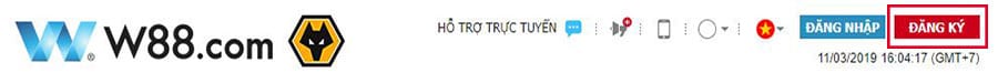 Đăng ký tài khoản W88 Dang ky tai khoan w88