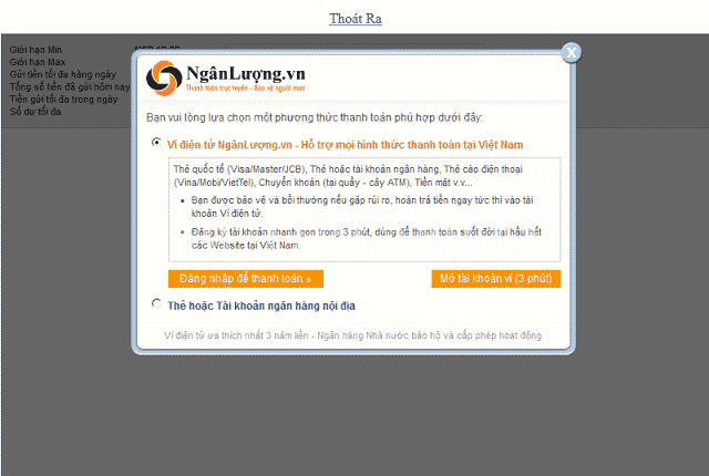 gửi tiền vào tài khoản m88 07