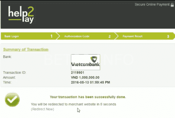 gửi tiền vào tài khoản m88 12