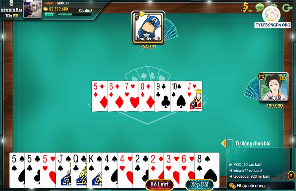 Top 6 chiến lược chơi tiến lên đánh bại đối thủ 3 chơi tiến lên 01