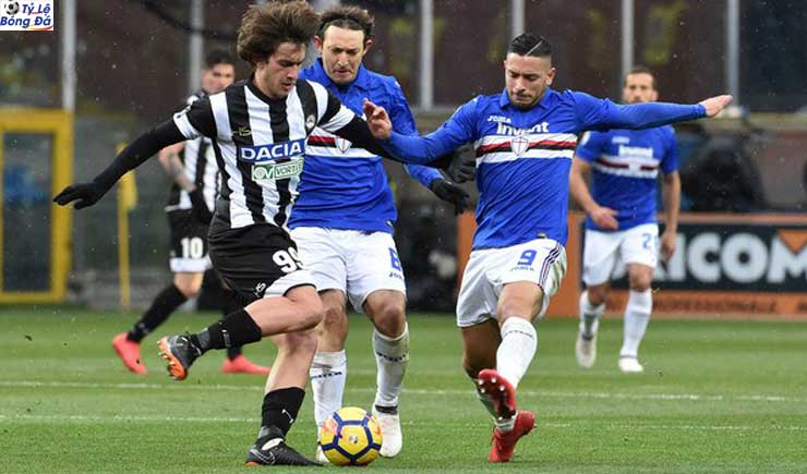 Soi kèo tỷ số bóng đá trận Sampdoria vs Udinese