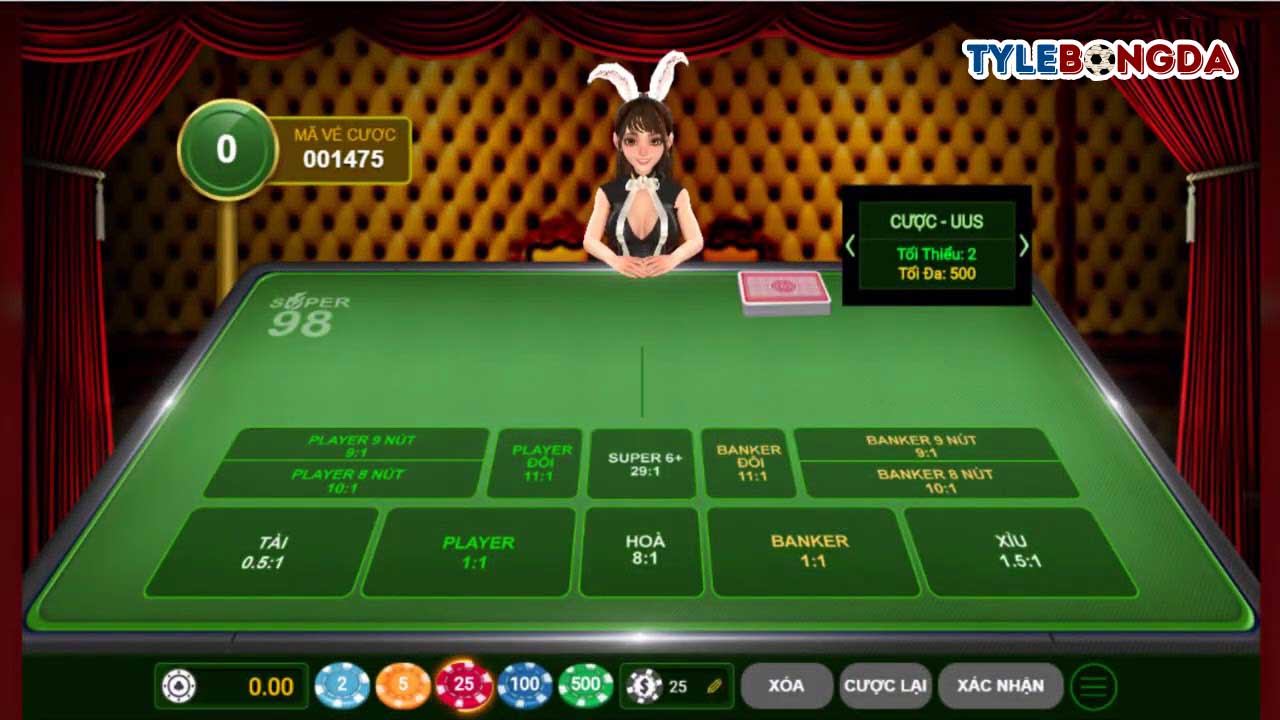 Cách chơi Super 98 Baccarat